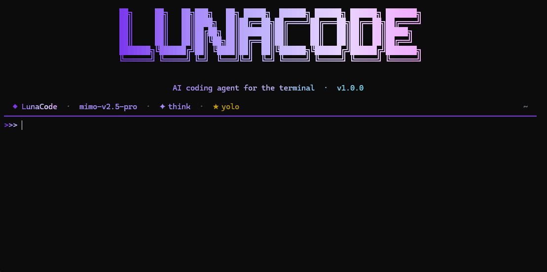 Скриншот LunaCode